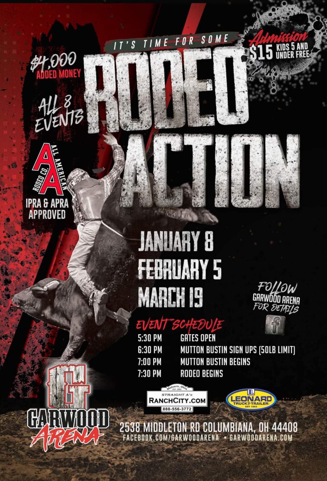 RODEOGARWOOD ARENA Columbiana County Visitors Bureau