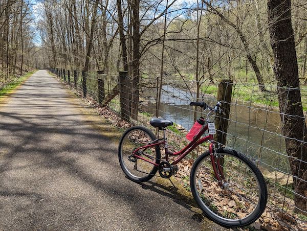 The Little Beaver Creek Greenway Bike Trail, Lisbon, Ohio